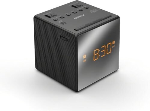 SONY Genuine ICF-C1T Desktop Alarm Clock AM FM Radio BLACK
