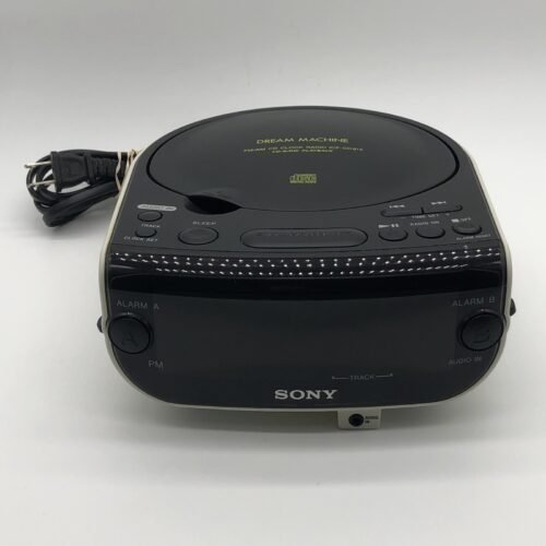 Sony ICF-815 Dream Machine FM/AM Radio CD Player Dual Alarm Clock Tested