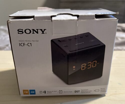 Sony ICF-C1 Alarm Clock Radio - Black