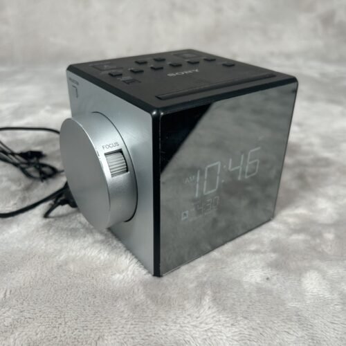 Sony ICF-C1PJ Alarm Clock Radio With Time Projector & Nature Sounds Tested Works