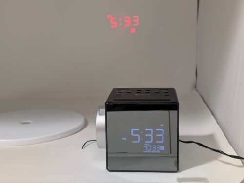 Sony ICF-C1PJ Alarm Clock Radio with Time Projector Nature Sounds USB TESTED