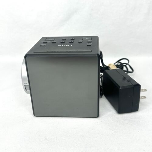 Sony ICF-C1PJ Alarm Clock Radio with Time Projector Nature Sounds USB Working