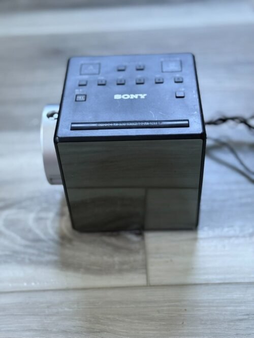 SONY ICF C1PJ DIGITAL "PROJECTOR" AM FM CLOCK RADIO w/ NATURE SOUNDS & MANUAL - sonyicf