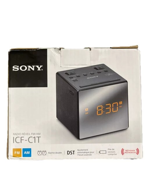 Sony ICF-C1T Alarm Clock Radio - Black