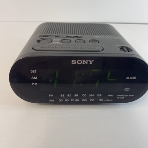 Sony ICF-C218-FM / AM Alarm Clock Radio with Large LED Display - Tested
