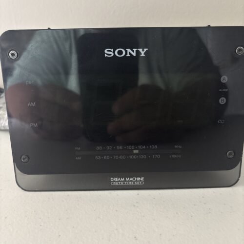 Sony ICF-C414 Dream Machine Large Display Dual Alarm Clock Radio Tested*Works*