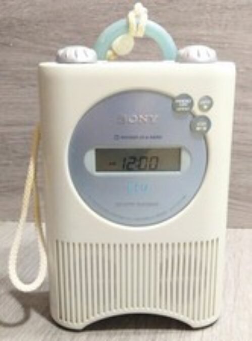 Sony ICF-CD73V Shower AM FM CD Clock Radio Radio Tested Works