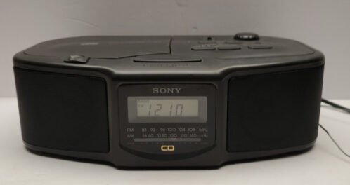 Sony ICF-CD800 CD Player AM FM Alarm Clock Radio Tested Working