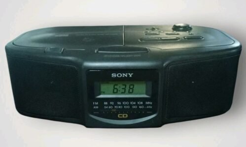 Sony ICF-CD800 CD Player AM FM Alarm Clock Radio Tested Working!