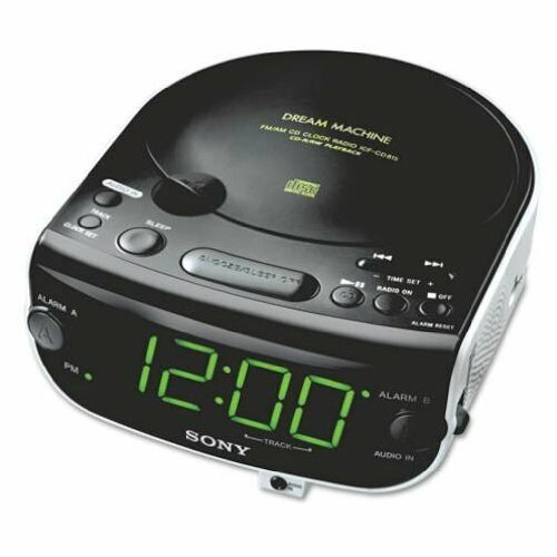 Sony ICF-CD815 AM/FM Stereo CD Clock Radio with Dual Alarm (NEW)