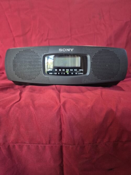 Sony ICF-CD820 Dual Alarm Clock AM/FM Radio CD Player Fully Functional
