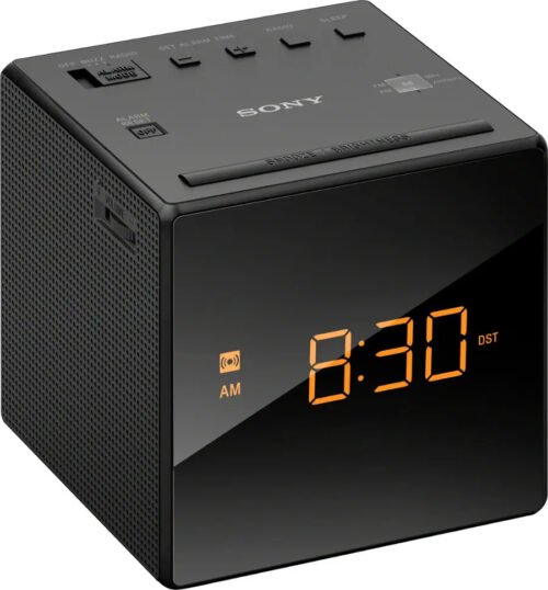 Sony ICF‑C1 AM/FM Clock Radio Alarm •Gradual Wake • Battery Backup • LED Display
