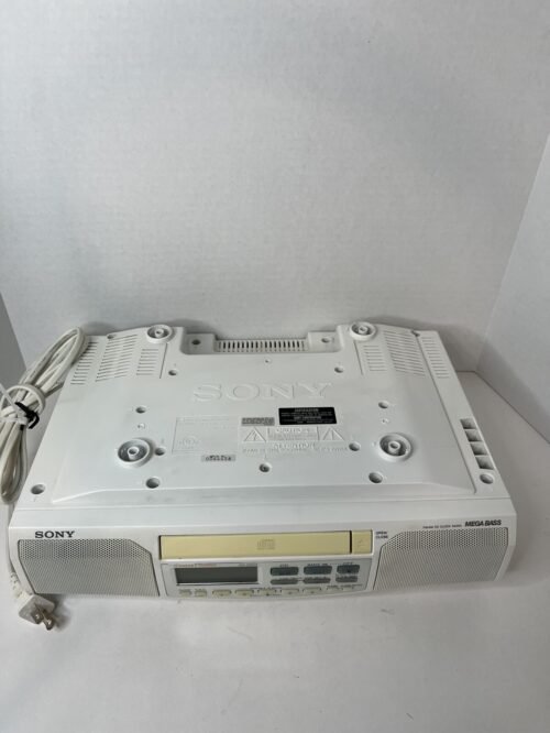 Sony Under Cabinet Alarm Clock AM /FM Radio/CD Player ICF-CD513 Tested & Working