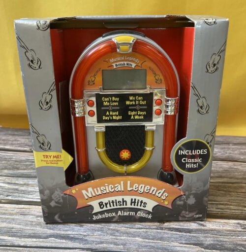 Soundesign British Hits Jukebox Alarm Clock with Songs and Melodies