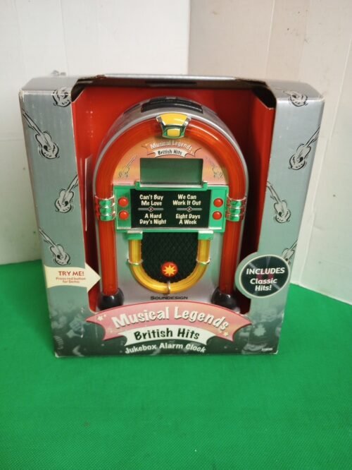 Soundesign Musical Legends British Hits Jukebox Alarm Clock 3163B Classics