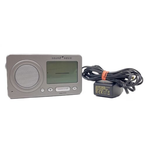 Sound Oasis Travel Sleep Sound Therapy System S-850 Alarm Clock W/ Plug -TESTED!