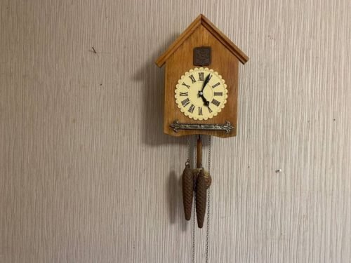 Soviet Vintage Cuckoo clock, USSR clock, Soviet working clock, Mechanical clock