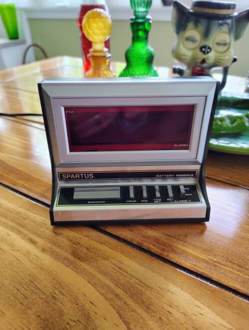 Spartus No. 1116 Retro Vintage Digital LED Alarm Clock 70’s/80’s