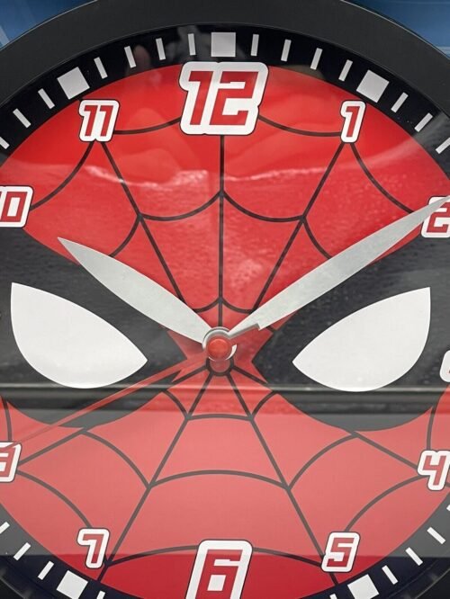 Spiderman Wall Clock Marvel 10" Analog Display Battery Operated