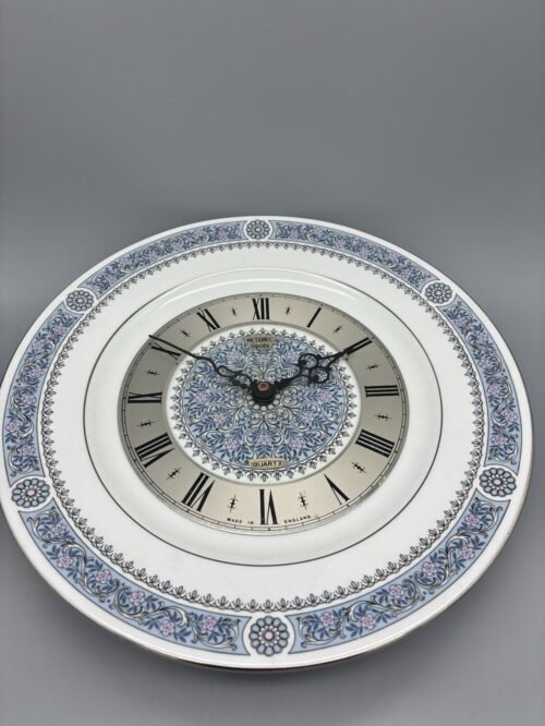 Spode Metamec Porcelain China Firenze Wall Clock Roman Numeral England