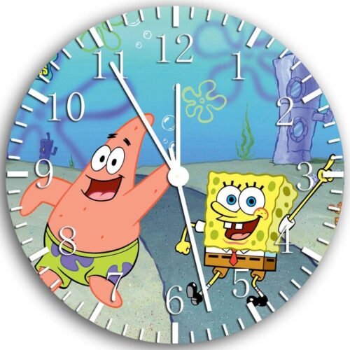 SpongeBob SquarePants Frameless Borderless Wall Clock Nice Gifts or Decor Z65