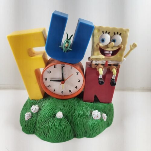 SpongeBob SquarePants FUN Alarm Clock. READ.