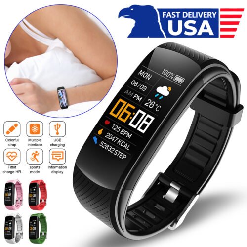 Sports Smart Watch Band Heart Rate Fitness Tracker Activity Watch Health Monitor