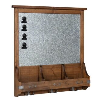 Stallard Rustic Brown Multi Function Magnetic Memo Board