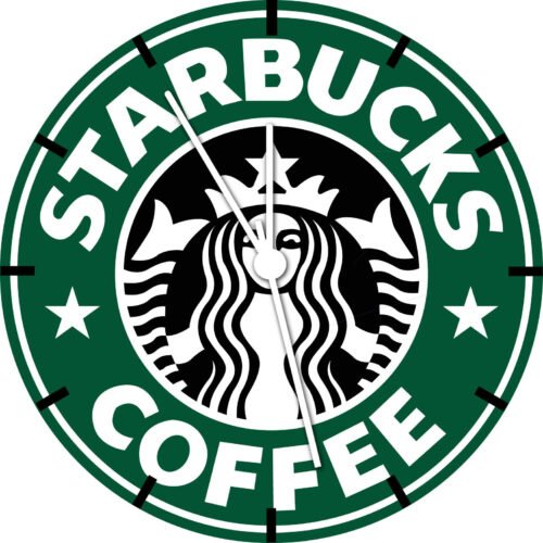 Starbucks Coffee Frameless Borderless Wall Clock Nice For Gifts or Decor A474