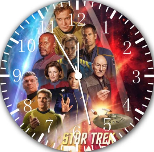 Star Trek Wall Clock Quiet silent non-ticking Nice for Gifts or Decor G158