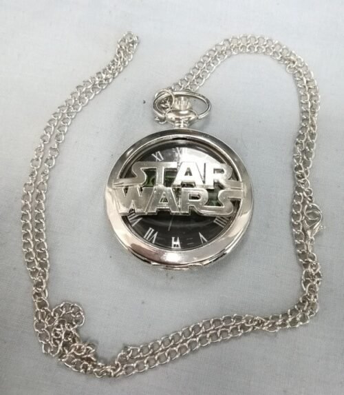 Star Wars Fob Silver Watch Pendant Steam Punk Space Opera Darth Vader Movies USA