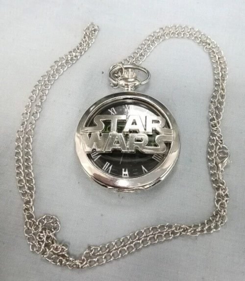 Star Wars Fob Silver Watch Pendant Steam Punk Space Opera Darth Vader Movies USA