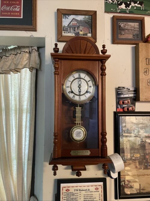 Statue Of Liberty U.S Commemorative Society 31 Day Mechanical Wall Clock Working