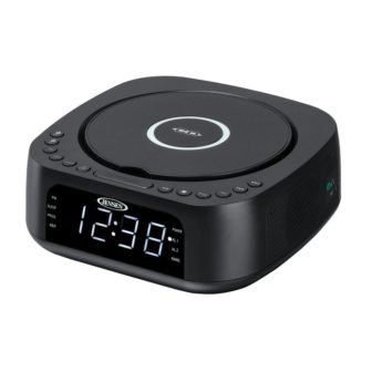 Stereo Dual Alarm Clock with Top Loading CD/MP3 CD Player, Digital FM...