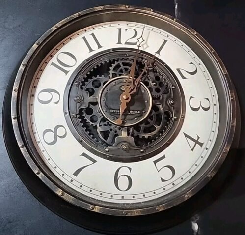 Sterling & Noble Co. Large Steampunk No. 9 Wall Clock - Gears Design