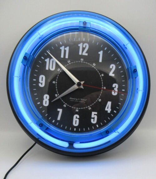 Sterling & Noble Neon Wall Clock