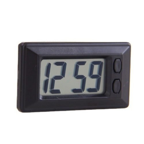 Stick On Car Vehicle Dashboard Clock with Calendar LCD Digital Display