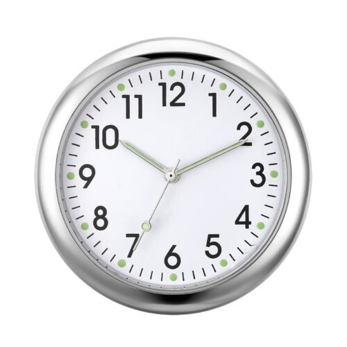 Stick on Dashboard Car Clock Mini Tiny Small Luminous Car Vent Clocks Watch USA