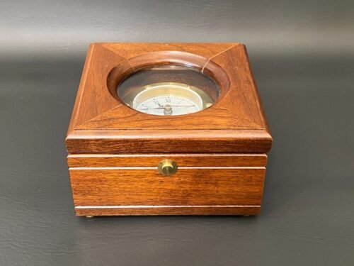 Strausbourg Manor Mantel Wooden Case Desk Table Clock, Japan Movement, 5 3/4"