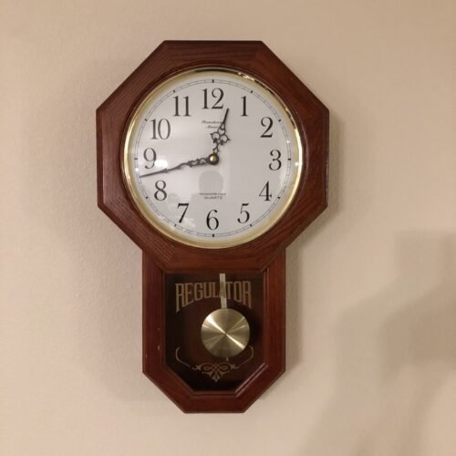 Strausbourg Manor Wall Clock Regulator Pendulum Wood Quartz Westminster Chime