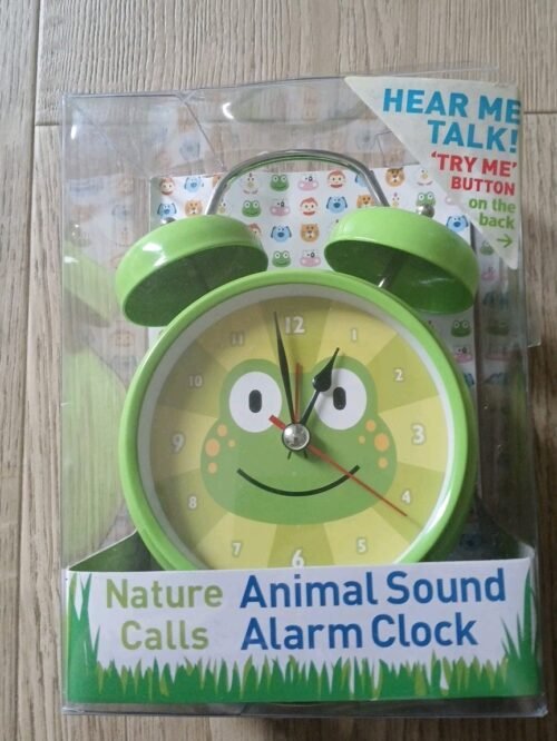 Streamline Nature Calls Frog Animal Sounds Alarm Clock 7"x 4-1/2" FROG