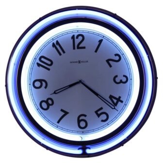 Studio Neon Black Wall Clock