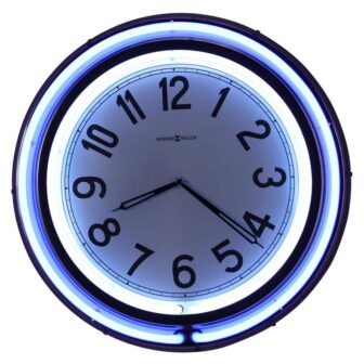 Studio Neon Black Wall Clock