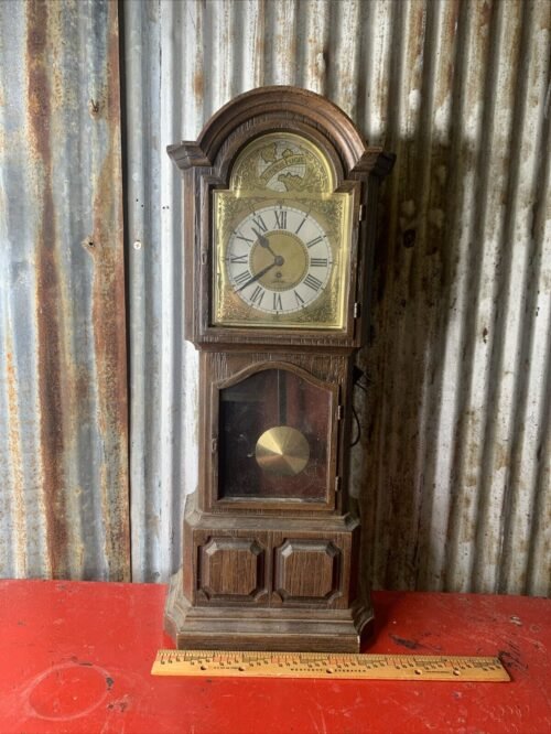 Sunbeam 80-265 Mini Grand Father Clock -WORKS