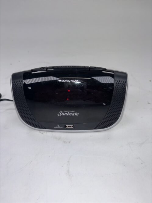 Sunbeam FM Digital Radio Alarm Clock Radio, Easy to Read