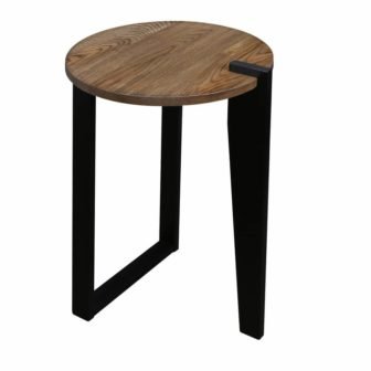 Sundial Contemporary Round End Table