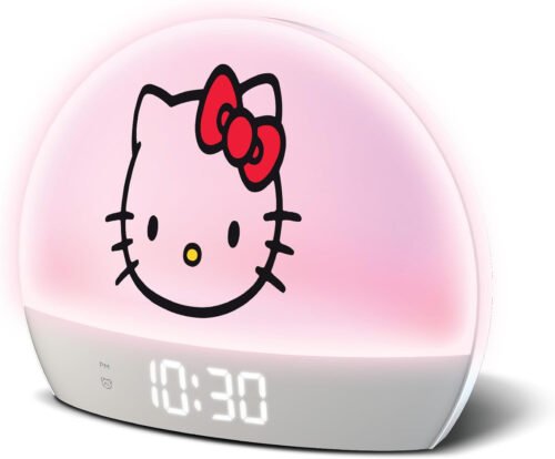 Sunrise Alarm Clock - Multicolor Lights, USB Charging, LED Display, and Snooz...