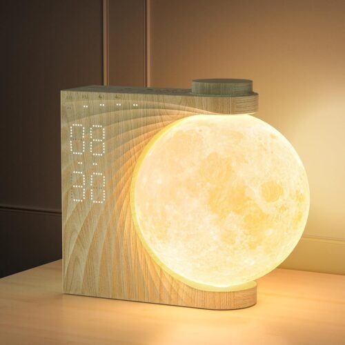 Sunrise Alarm Clock Night Lamp w/ 10 Light Modes, Snooze, Nature Sounds, Timer
