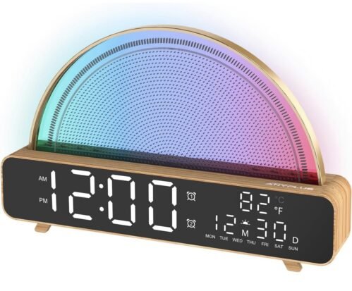 Sunrise Alarm Clock Wake Up Light for Kids, Bedrooms, Digital Sunlight, Sounds