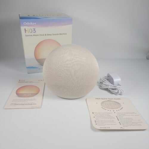 Sunrise Alarm Clock White Noise Machine: Natural Wake Up Light - Dimmable Clock